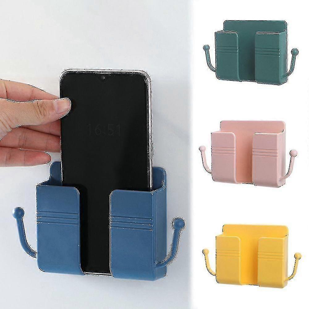 1pc Remote Control Holder Hanging Storage Case Storage Box Rack Container Plug