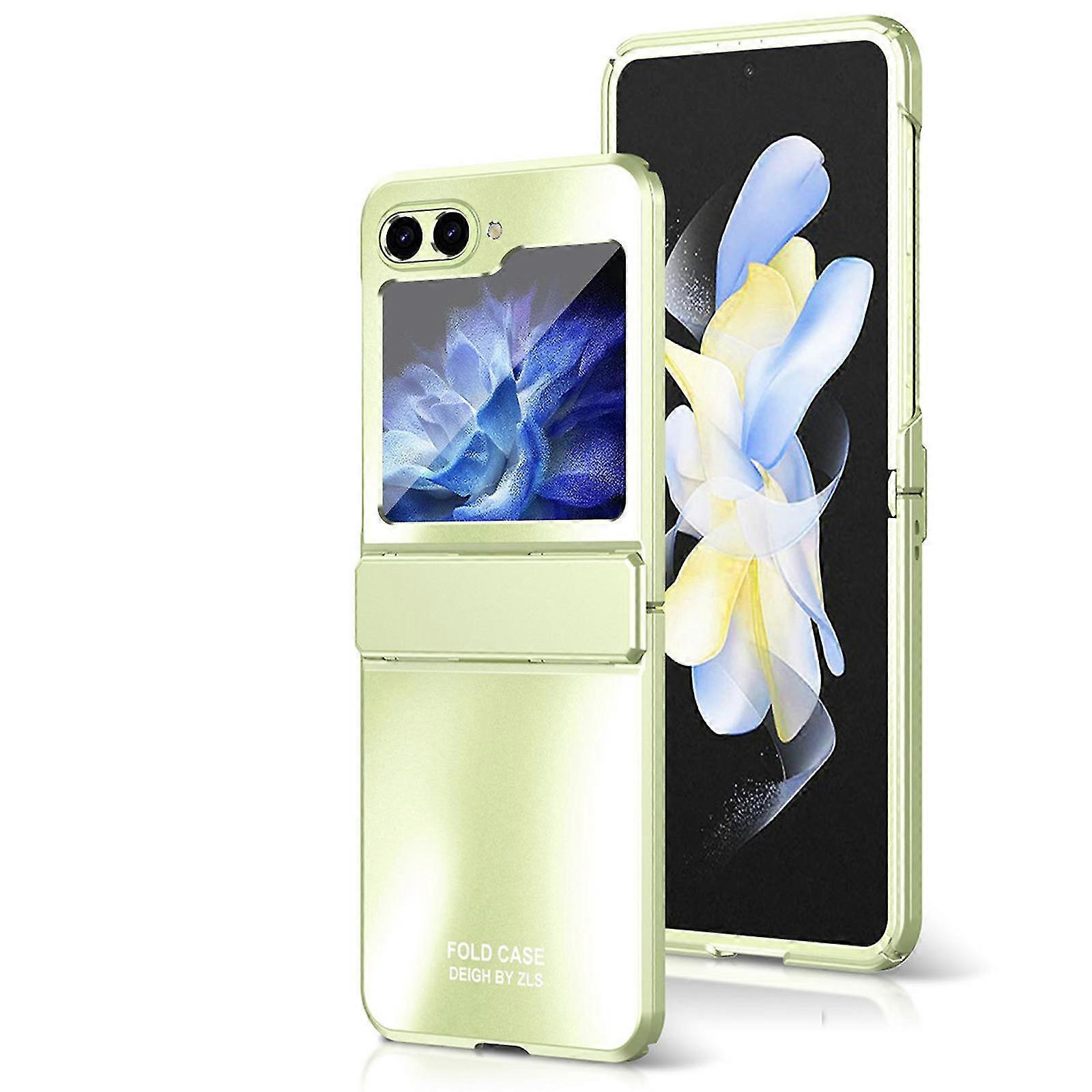 Matte Case For Samsung Galaxy Z Flip 5 With Hinge Protection Hard Pc Plating Case Z Flip 5 Shockproof Protective Case Galaxy Z Flip 5