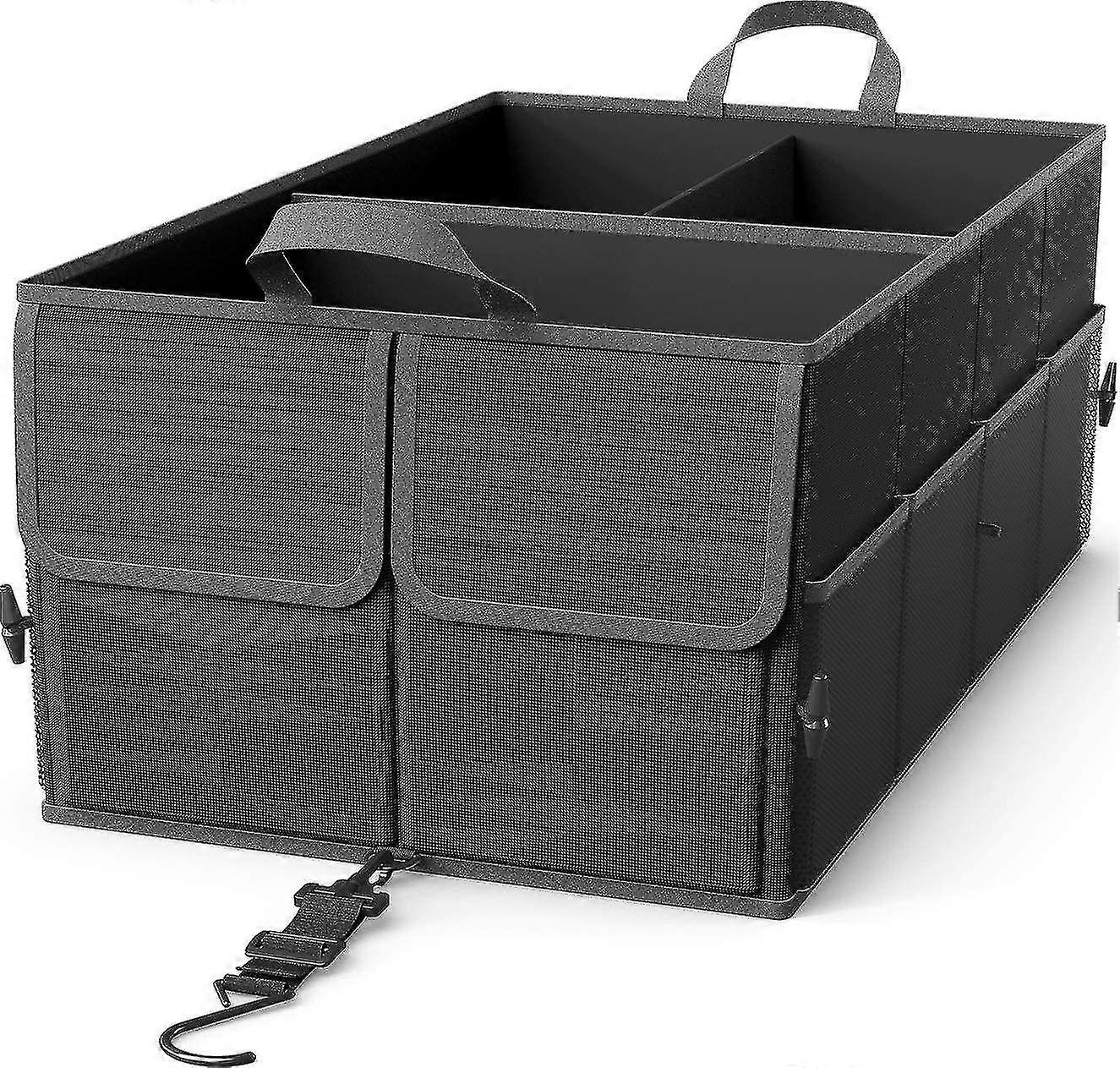 3-compartment Cargo Trunk Storage Organizer