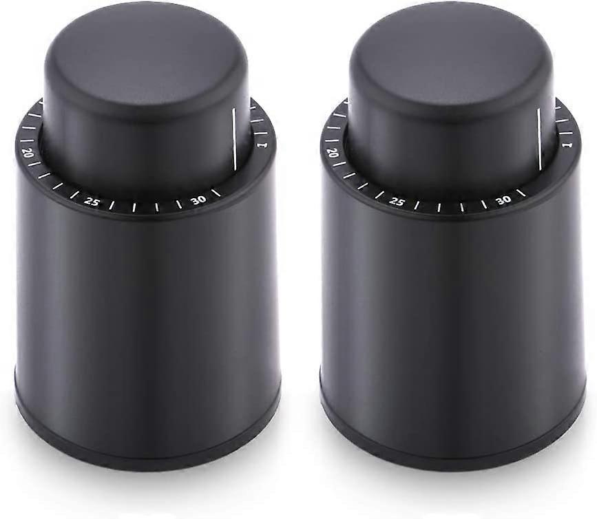 Vacuum Reusable Wine Bottles Stopper Keep Fresh (2 Pack)