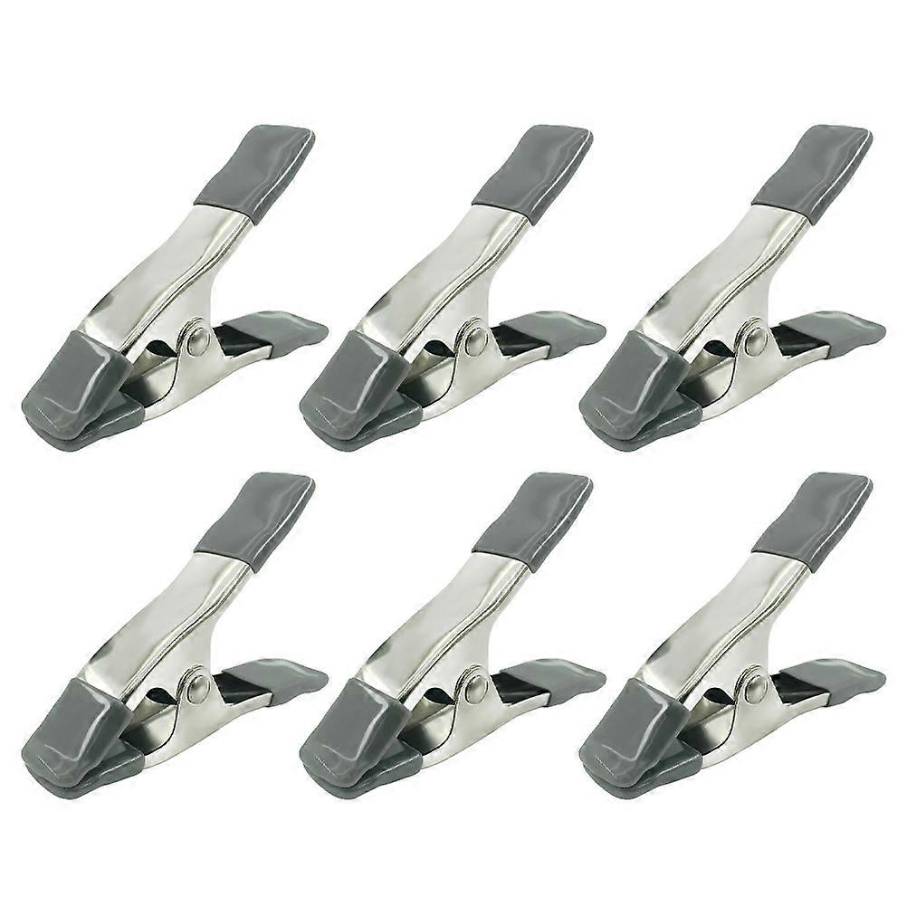 6 PCS Heavy Duty Backdrop Stand Backdrop Clamps Photo Support Clip Background Clamps
