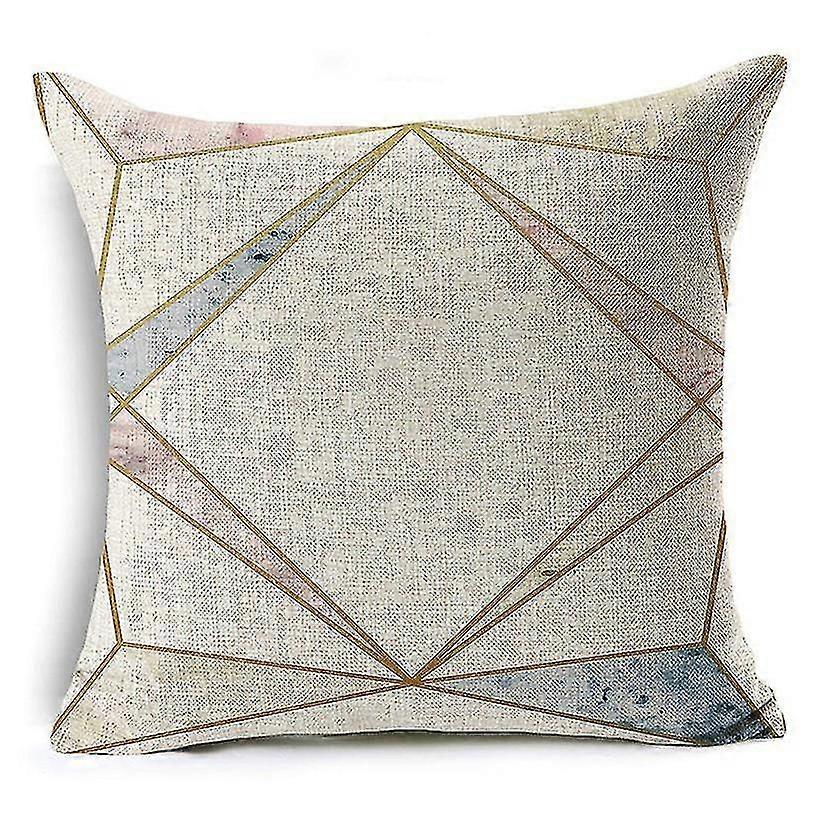 Rosa Marmor Linne Kuddfodral Soffa KuddeÖverdrag Sovrum Örngott