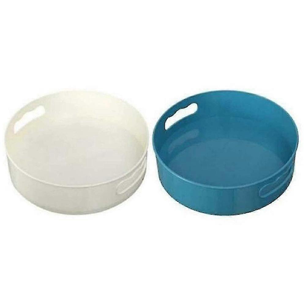 2pcs Multi-function Rotating Tray/kitchen Organizer/cosmetics Organize - 360 Degree Rotating Spice