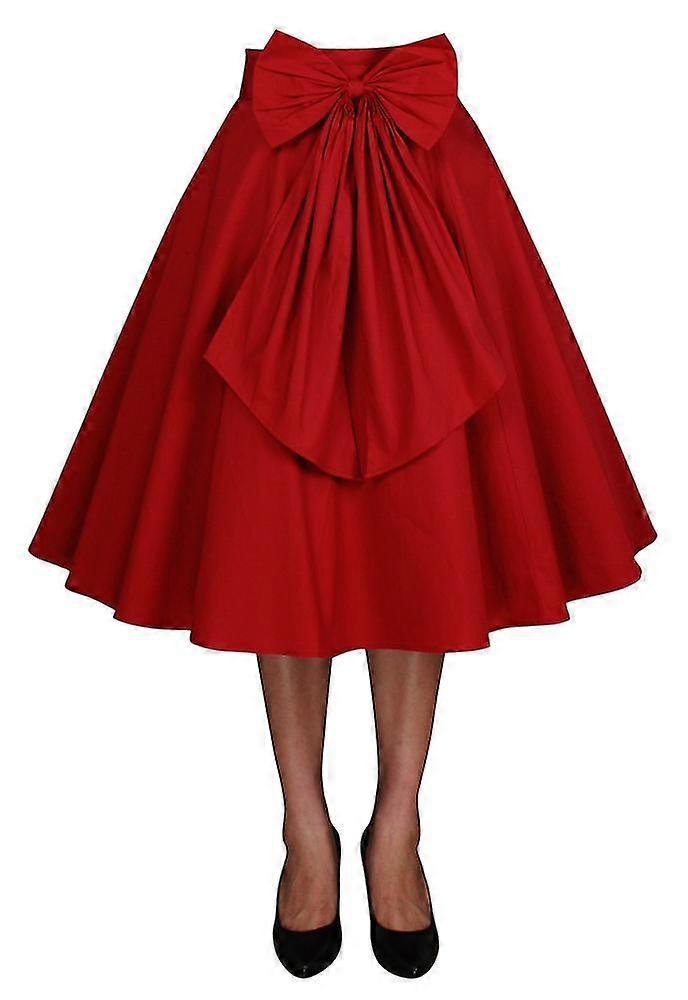 Chic Star 1950s Circle Skirt In Red