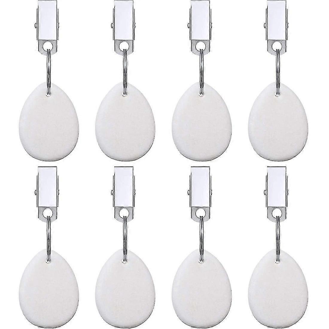 8pcs Tablecloth Weights Teardrop Table Cover Weights Metal Clip Tablecloth Pendant Stone Table Weig