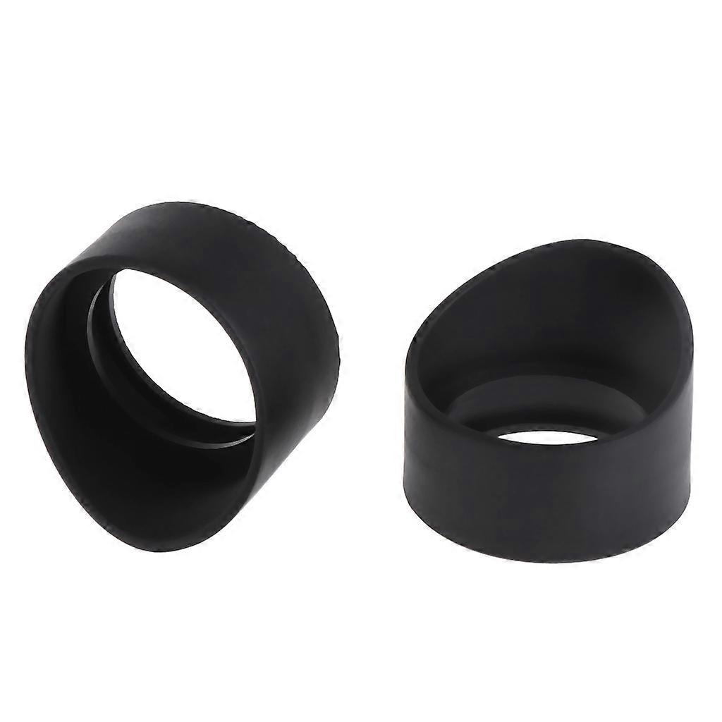 2Pcs 34mm Diameter Rubber Eyepiece Cover Guards for Stereo Microscope Telescope