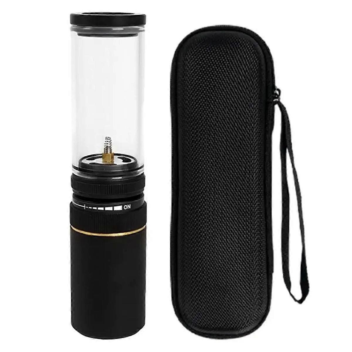 Windproof Portable Gas Lantern for Camping Adjustable Outdoor Gas Candlelight Lamp for Mountaineeri