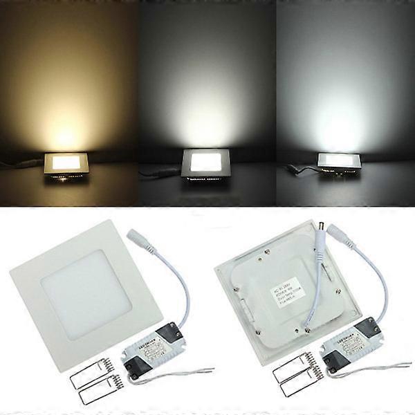 Dimmable 6w Square Ultra-thin Ceiling Energy-saving Led Panel Light