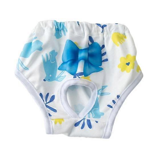 Yousheng Dog Diapers Physiological Pant Vibrant Pattern Printed Breathable Comfortable to Wear Elasticity Dog Menstrual Pants Pet Princess Panties