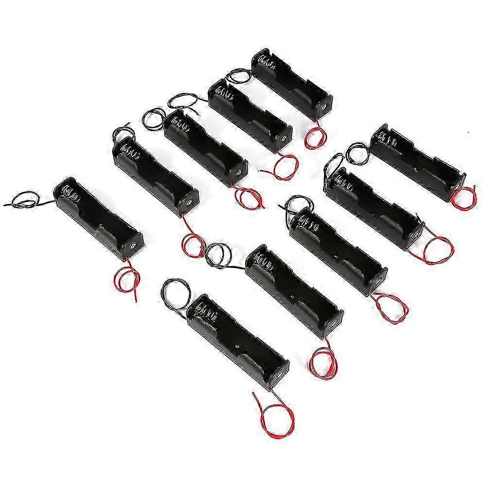 18650 Battery Holder Case with Wire Leads 10pcs