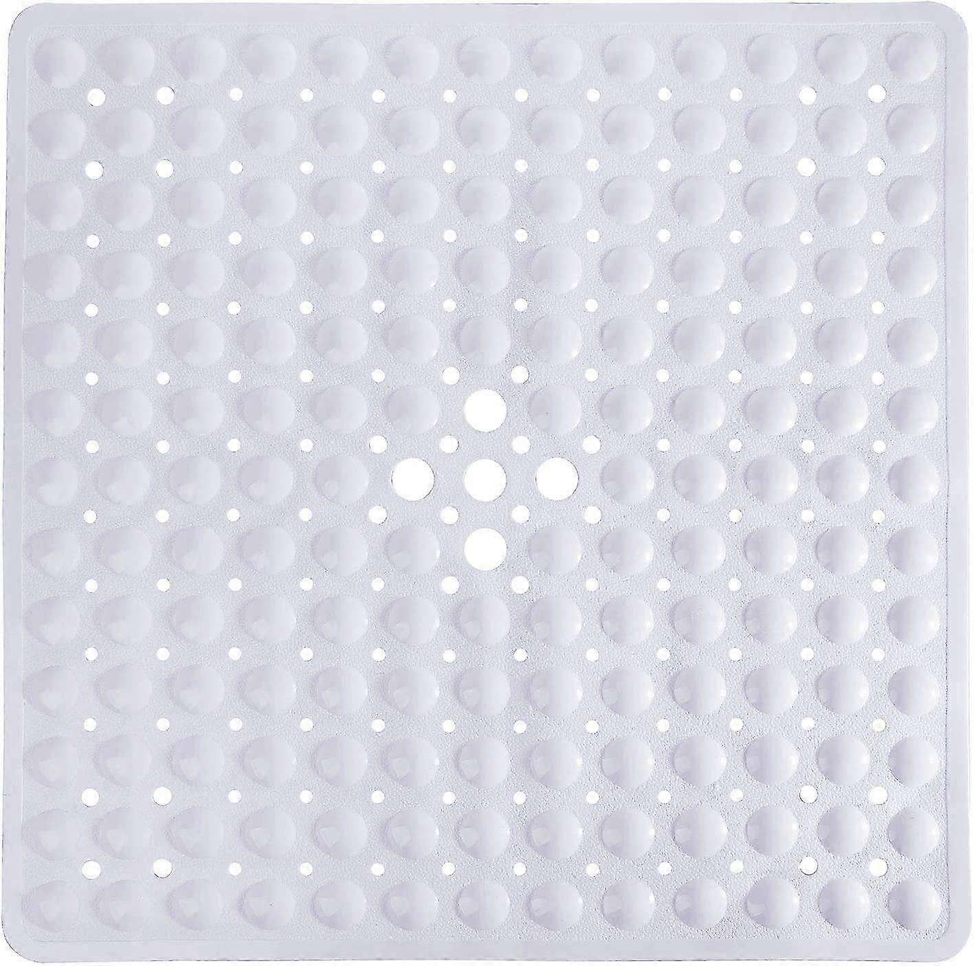 Non-Slip Shower Mat with Suction Cups, Safety Mildew Resistant Bath Mat with Drainage HolesNavy Blue