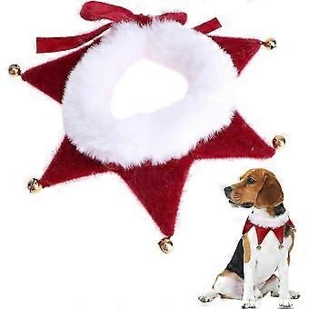 Kerstmis huisdier kraag met bellen, kerst kostuum cadeau voor puppy's catsm