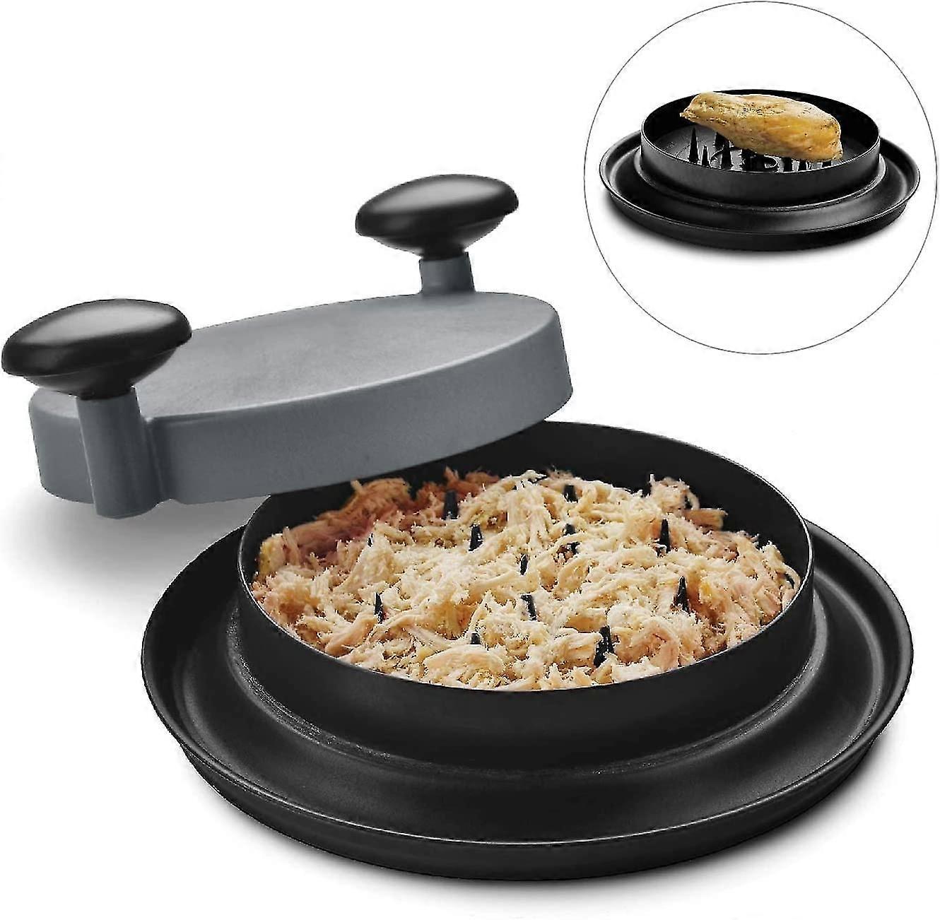 en Shredder Shred Mane Meat Shredder For Pulled Pork Red Beef And en 20cm/7.9in Dishwasher Safe (1pc Gray),8086
