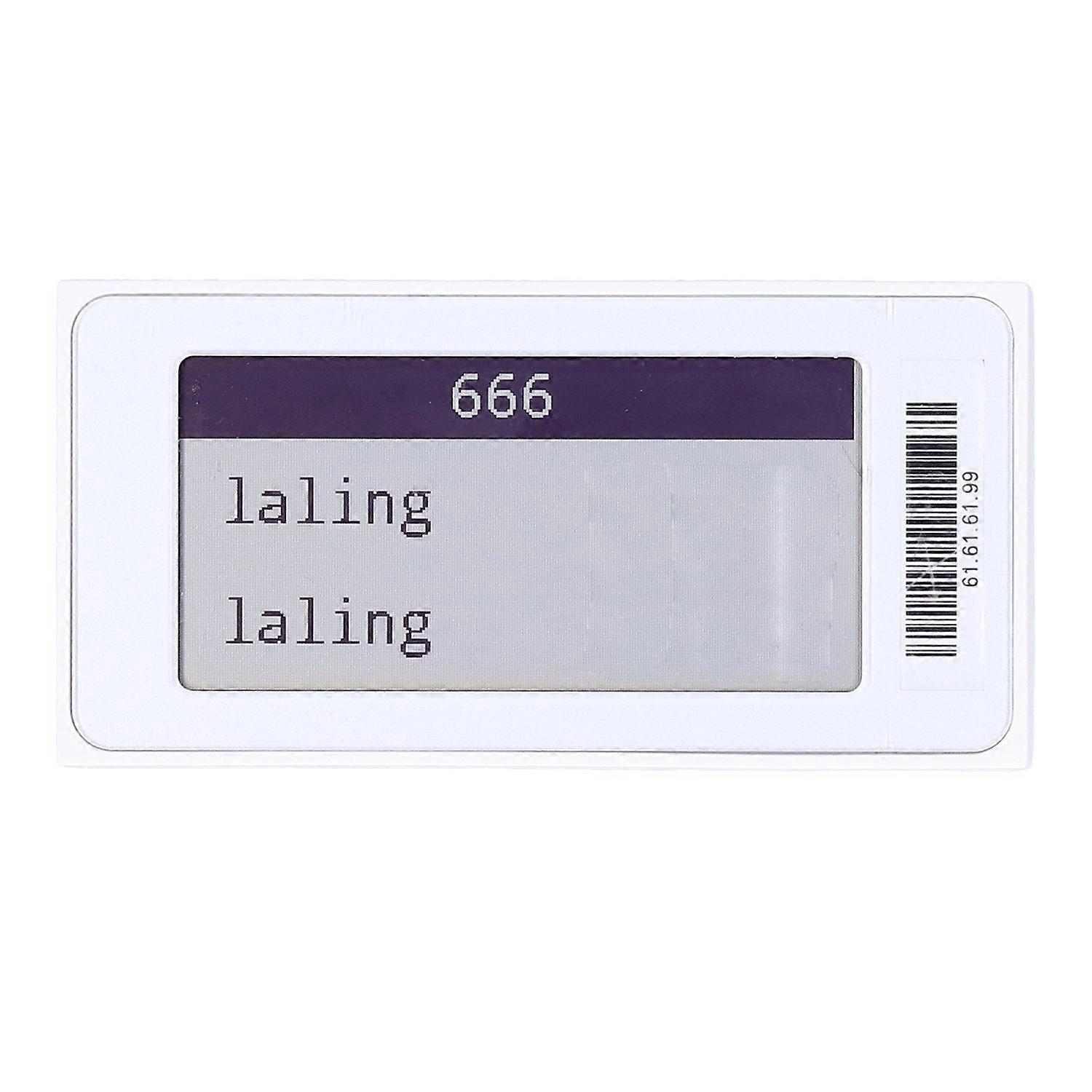 Electronic Price Tag Smart ESL TFT Screen Display Shelf Label Low Consumption Bluetooth 2.1in