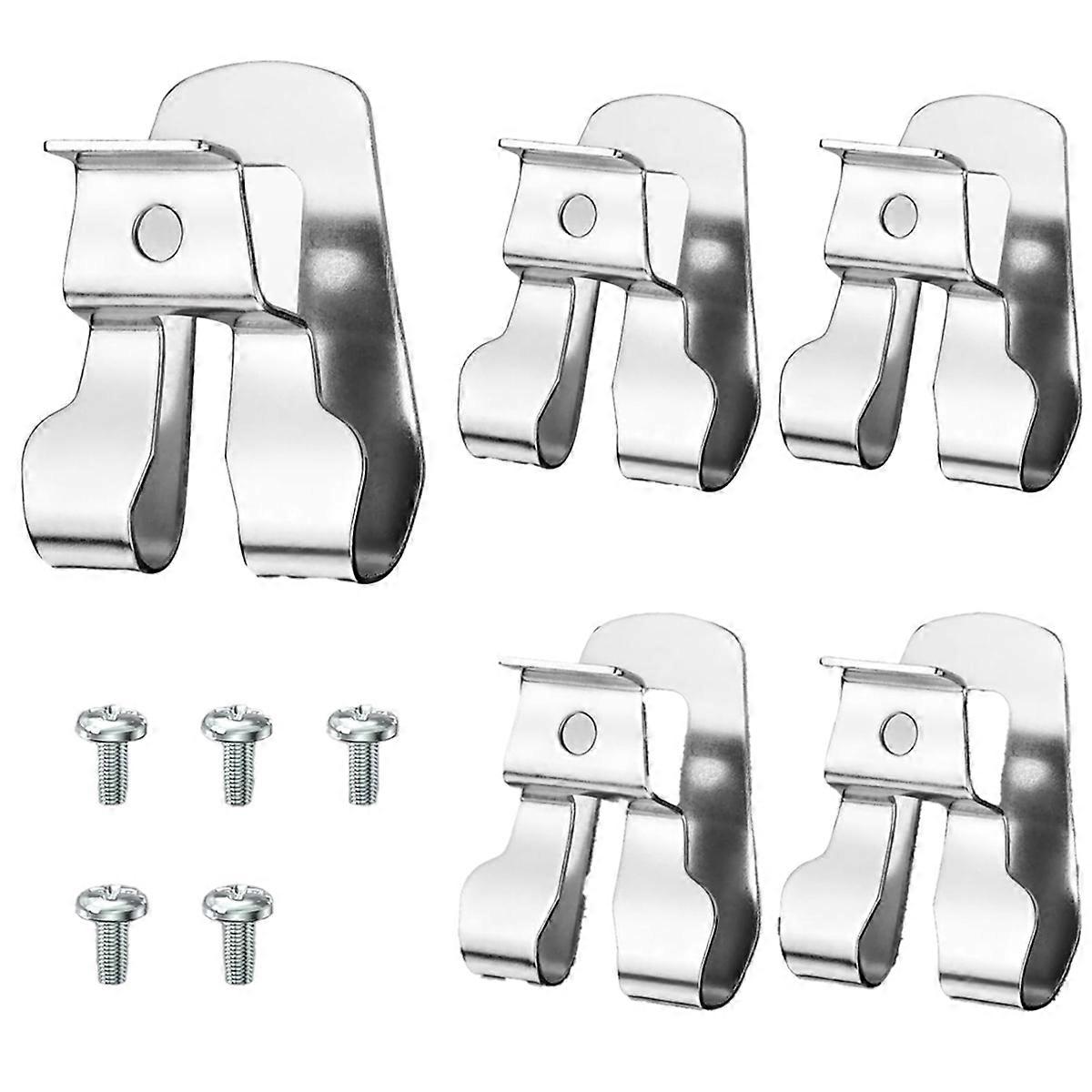 Belt Clip, 20Pcs Drill Clip for Tool Belt 633586002 636181001 Replacement Part with Screws, Stainless Steel Driver Hook