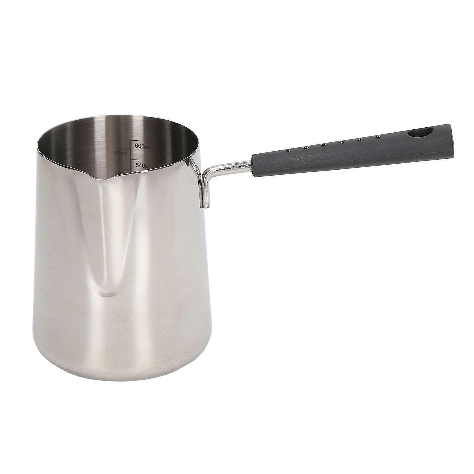 Milk Frothing Jug with Handle for DIY Coffee Art