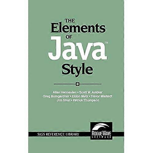 Gli elementi di stile Java (SIGS Reference Library)