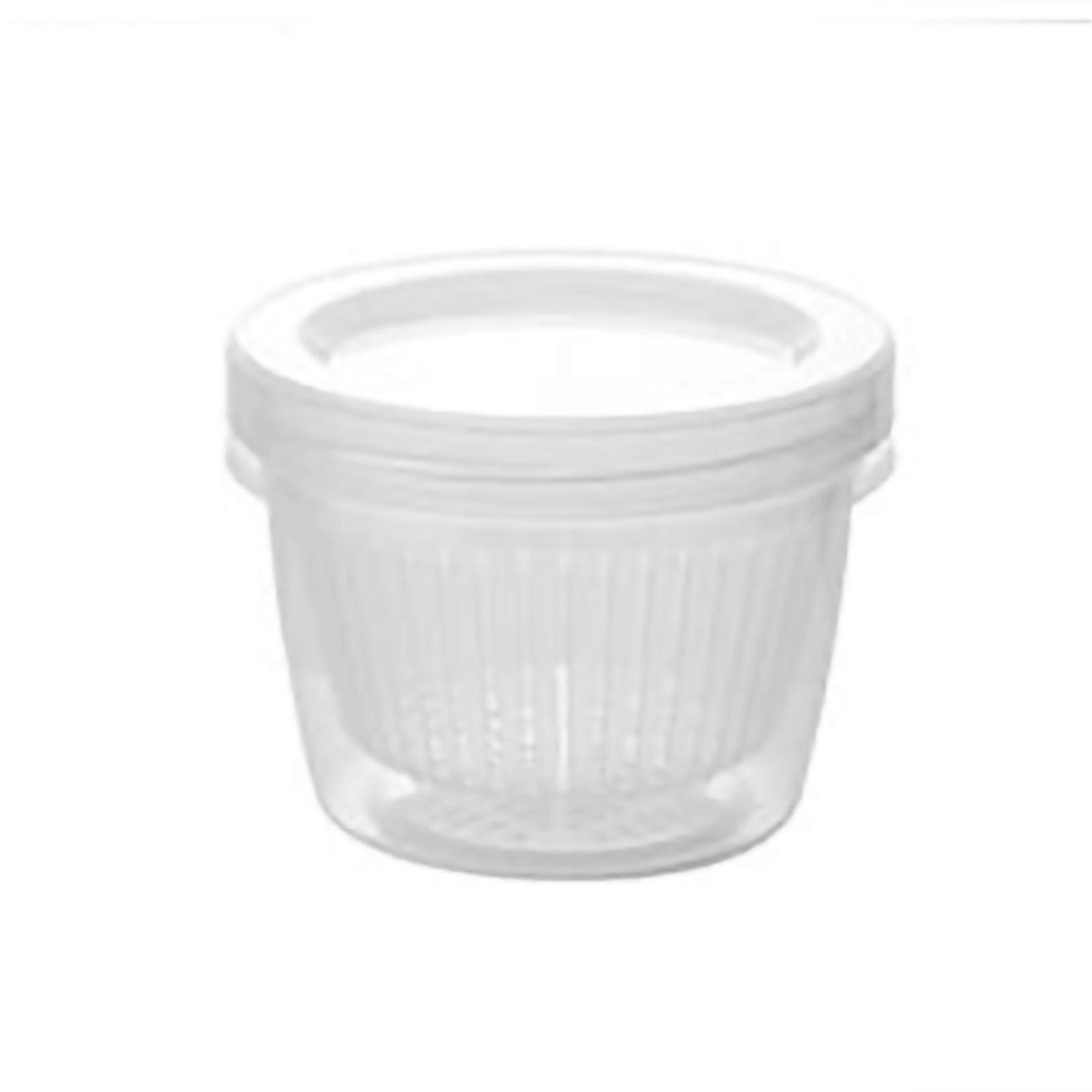 Kitchen Storage Containers Small Drain Basket Kitchen Drain Sealed Box Refrigerator Organizer Containers with Lid
