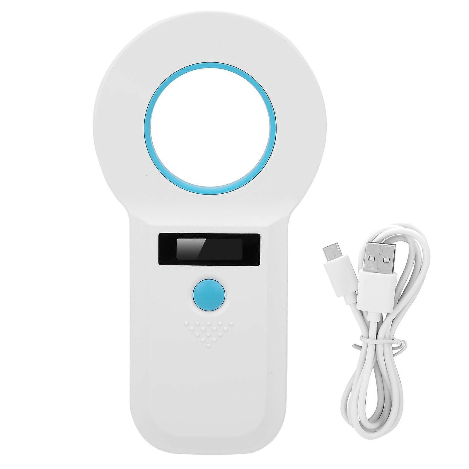 Animal Tag Reader, Pet Microchip Scanner for RFID 34.2kHz/125kHz, Rechargeable, EMID/FDX-B Compatible
