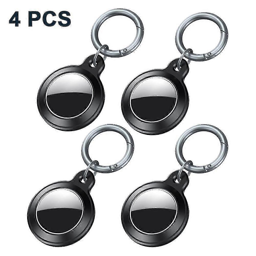 Leather Case For Apple Air Tag Tracker, 4 Pack