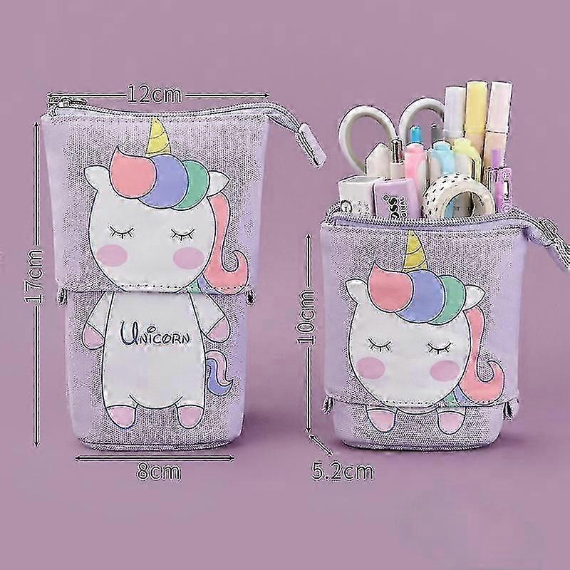 Retractable Multifunctional Cute Pencil Case Pen Holder Suitable For Girls