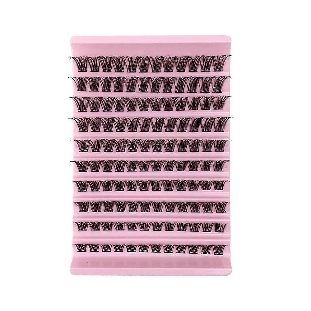Feather Fan Self-Volume Lashes - Segmented Single-Cluster False Eyelashes for a Natural Look