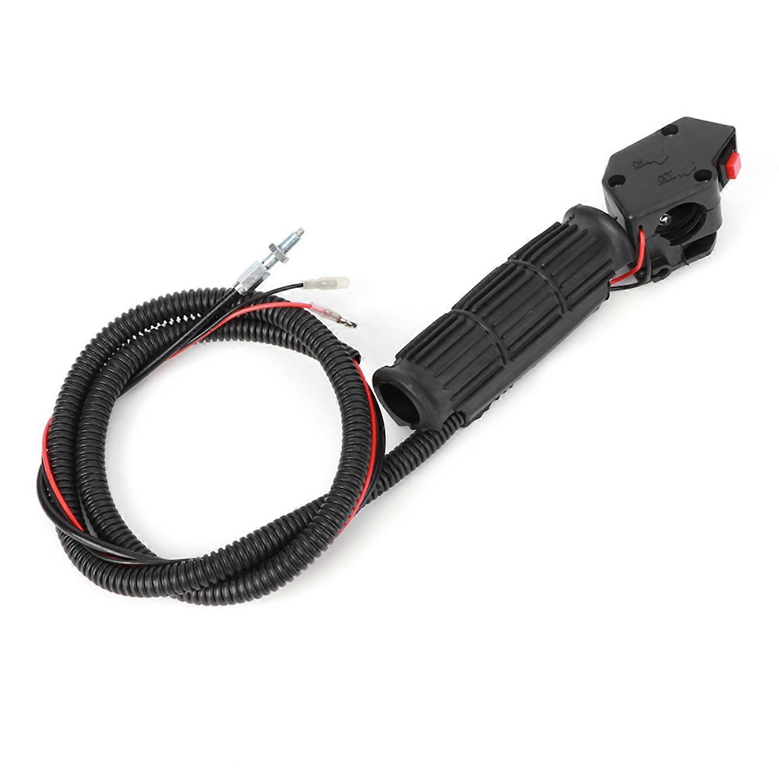 Throttle Switch Lever Mower Control Handle with OnOff Push Button - Lawn Cropper Accessory for Honda Series