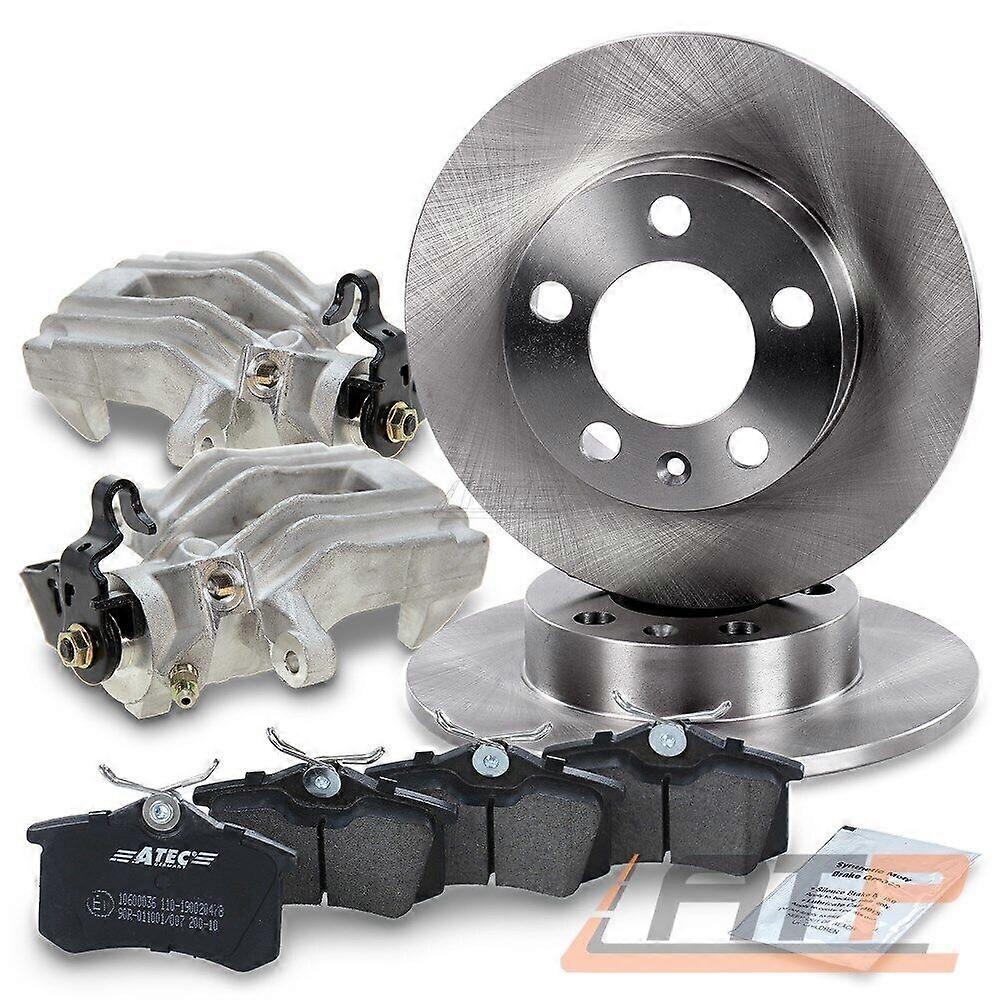 2x BREMSSCHEIBE + BREMSBELGE + BREMSSATTEL HINTEN FR SEAT TOLEDO 2 1M 1.4 16V NO.87706