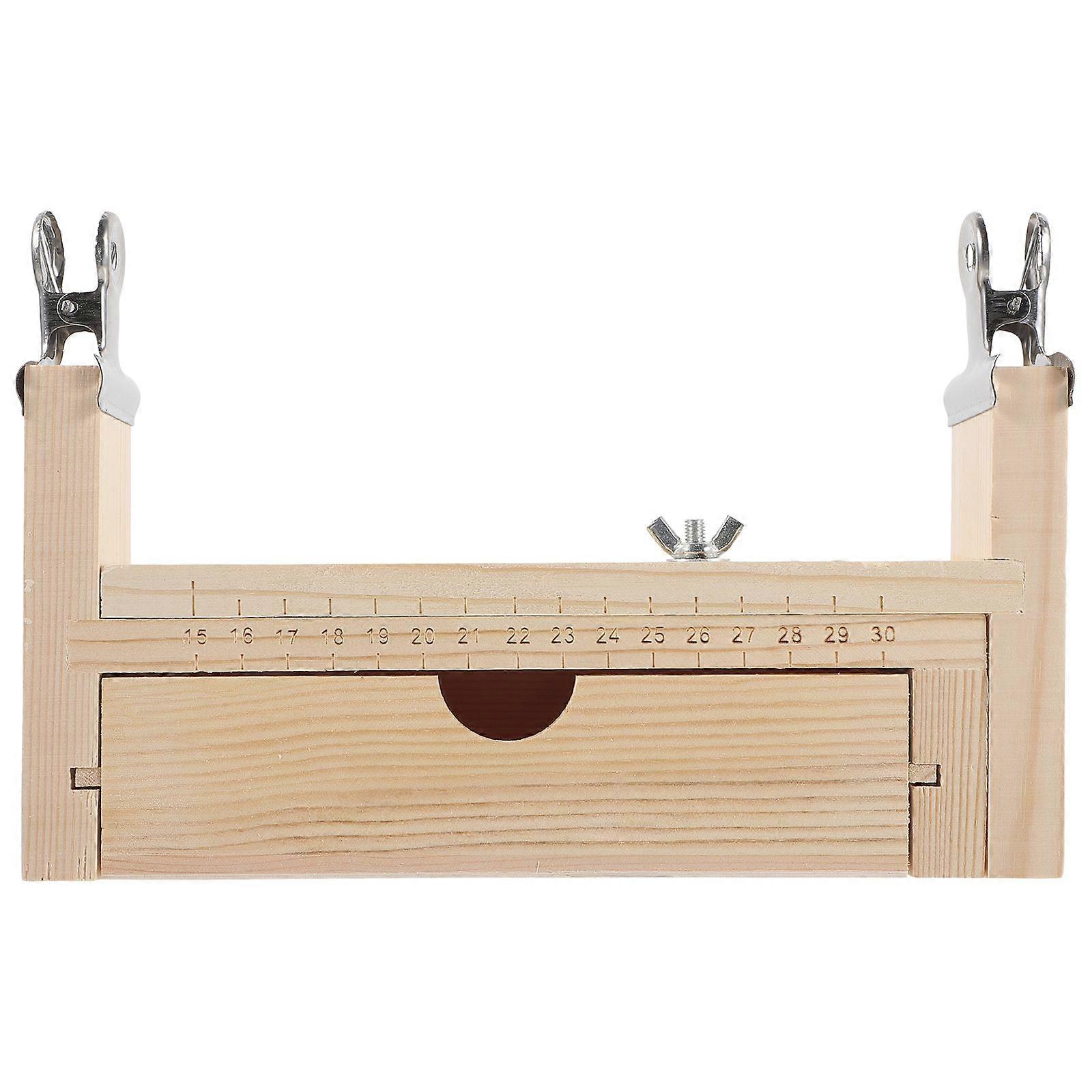1 Set Lanyards Bracelet Maker Safety Lanyards Tool Kit Wooden Case Weaving Tool