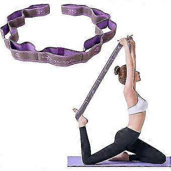 Yoga Stretching Band Yoga Stretch Strap/stretch Strap/exercise Band With 8 Loops/fitness Pilates Physiotherapy Stretch Strap/
