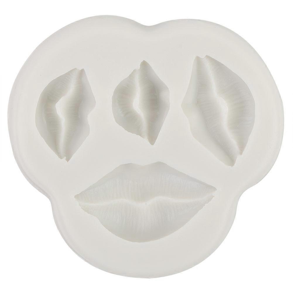 Homemade Cartoon Cake Mold Silicone Molds For Baking Lips Shape Party Cake Tool 3D Design Non-Stick Material