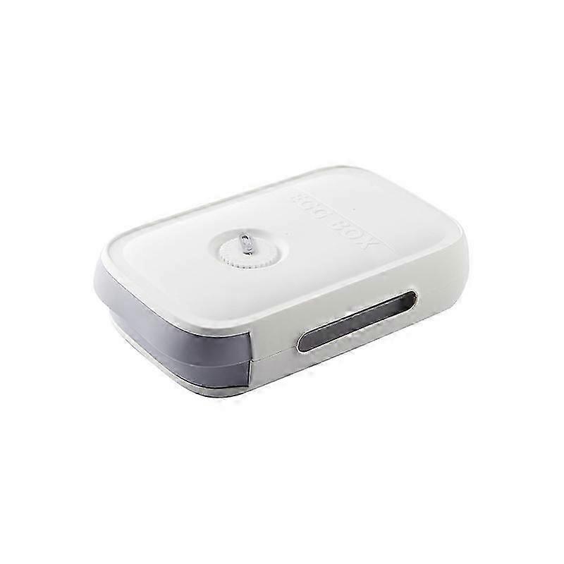 Stackable Egg Rack Drawer Type Egg Storage Box with Lid Egg Organizer Box (White)