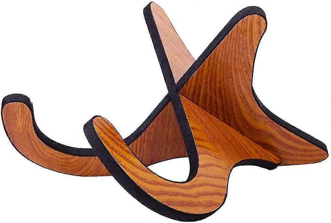 Display Stand, Foldable Wooden Guitar Stand with Soft Padding for Secure and Stylish Instrument Display