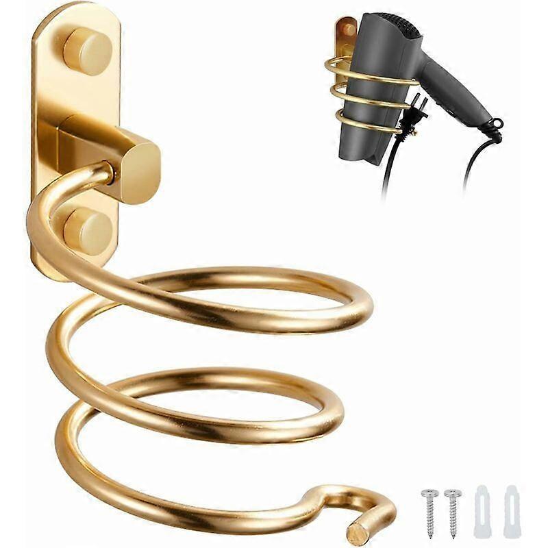 حامل مجفف الشعر ، حامل مجفف شعر مثبت على الحائط ، حامل مجفف شعر مثبت على الحائط مع حفر للفندق ، الحمام ، المرحاض ، صالون الحلاقة الألومنيوم ، Gol