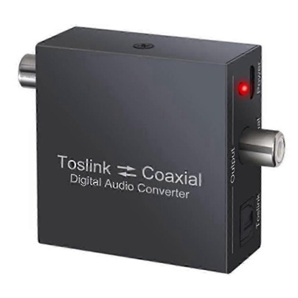 Bi-directional Coaxial Converter,optical Spdif Toslink To Coaxial Toslink And Coaxial To Optical Sp