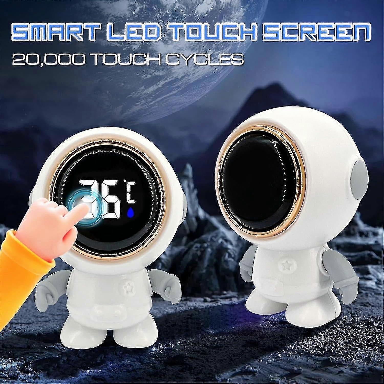 Termometro per bagnetto, termometro ad acqua, termometro da bagno per astronauti con display digitale e regalo di Natale di avviso di temperatura a 3 colori per il bambino