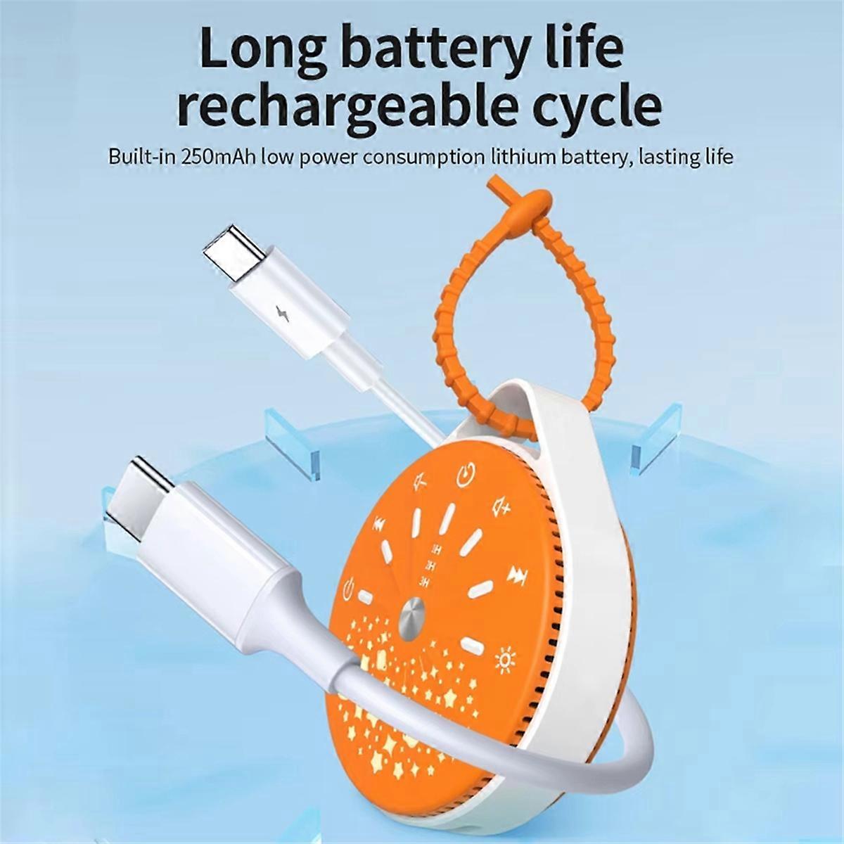 K6 Baby White Noise Machine USB Sleep Machine Baby Sleep Sound Player