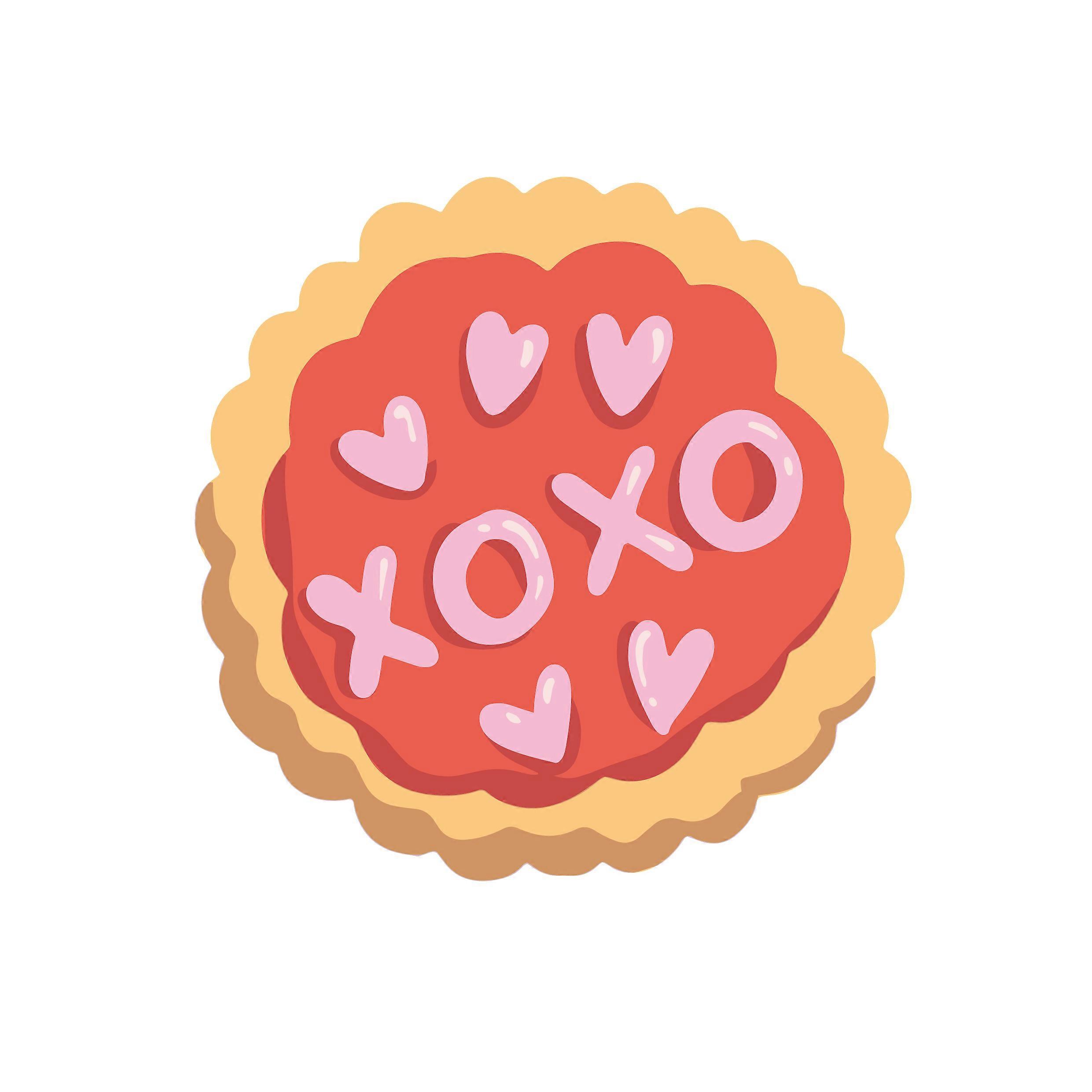 Iron-on patch XOXO Cookies