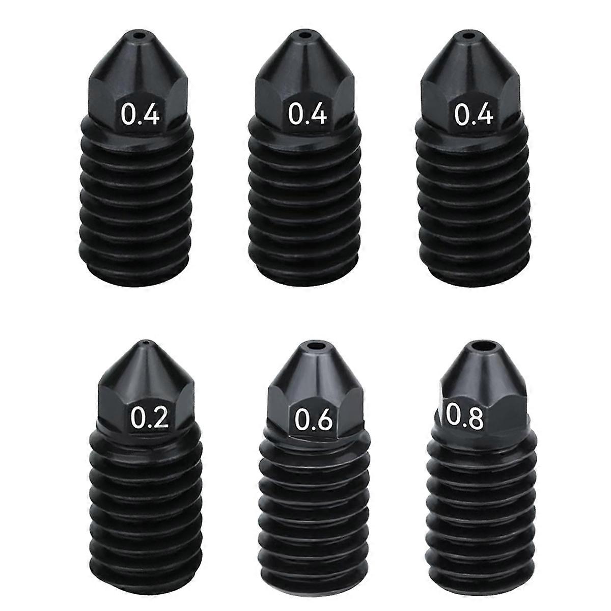For Bambu Nozzles, Upgraded to 500℃ High Temperature Wear-Resistant