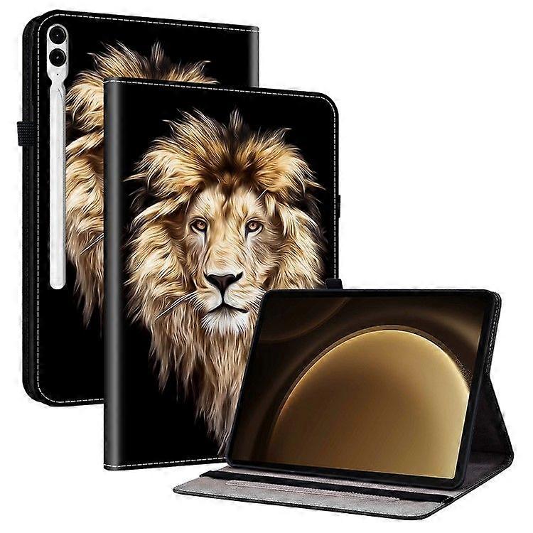 Leather Case For Samsung Galaxy Tab S10+(Plus)/ S9 FE+/ S9+ Pattern Printed Stand Tablet Cover with Card Slots