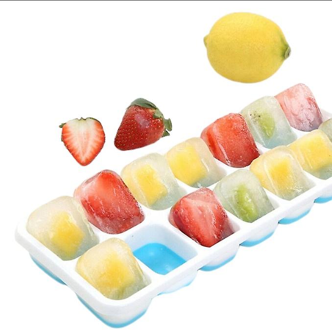 Silicone Ice Cube Tray Ices Jelly Maker Mold Trays with Lid for Whisky Cocktail