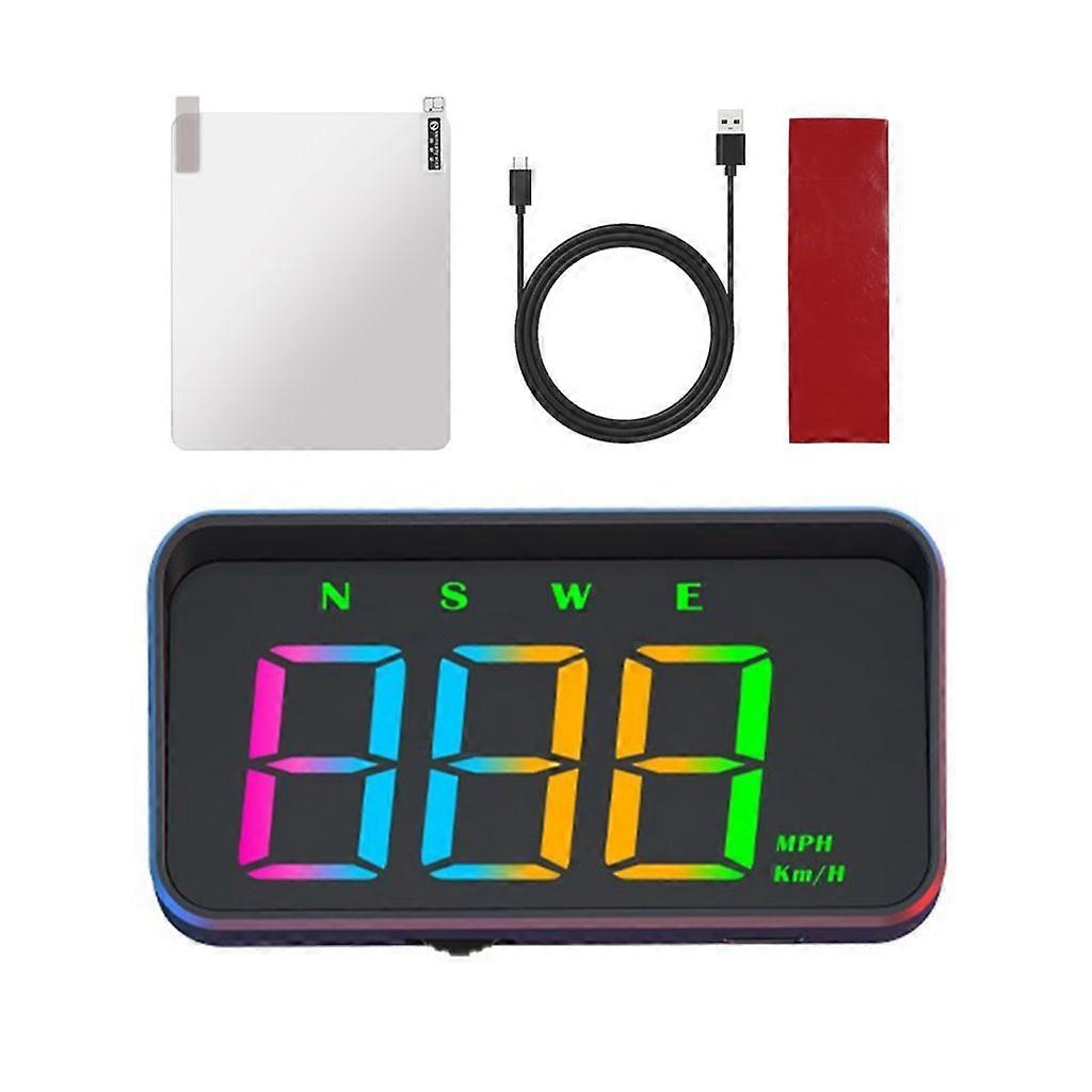 LED Car HUD With Automatic Brightness Adjustment & Waterproof For Night Driving