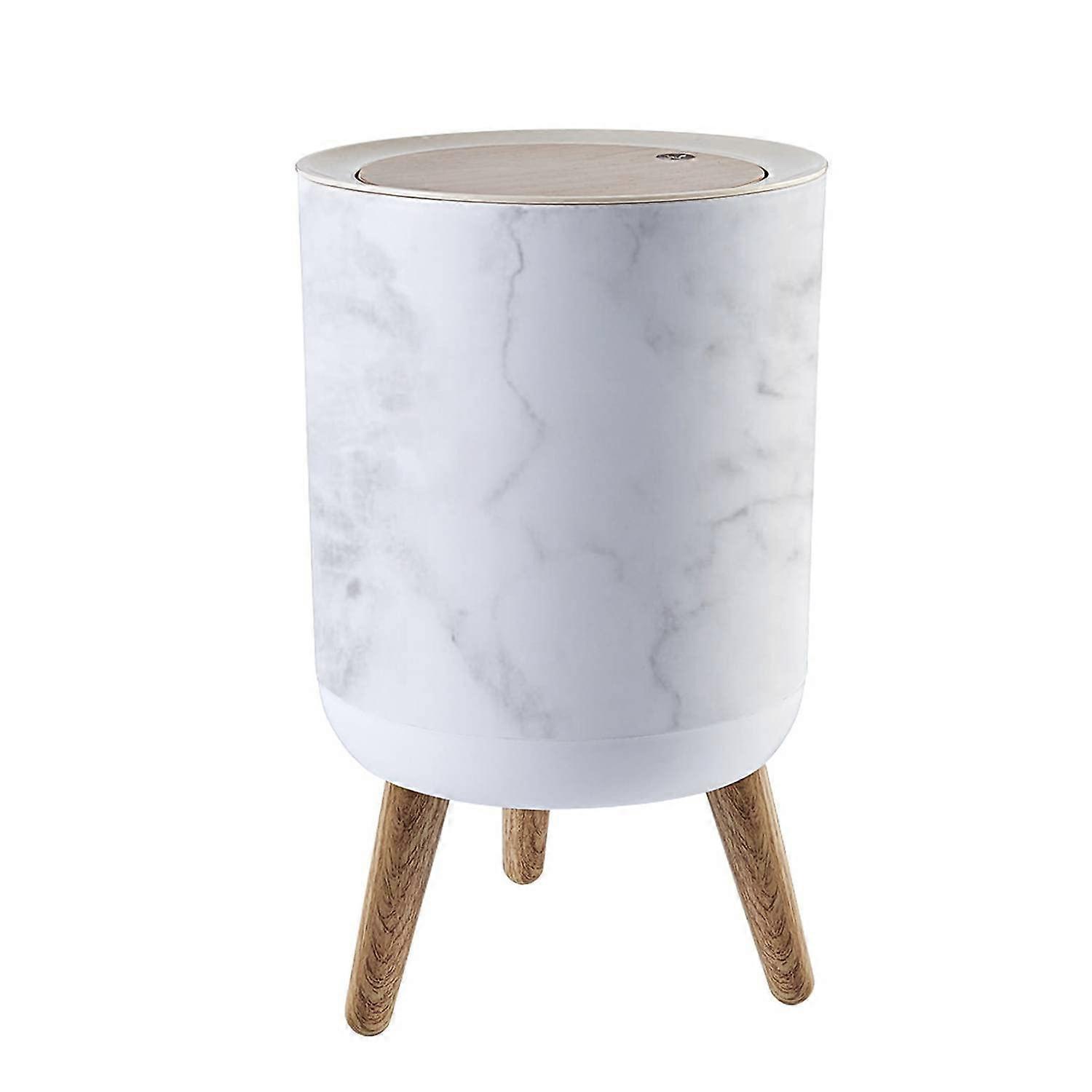 Small trash can for kitchen and bathroom garbage disposal, 1.8 gallon