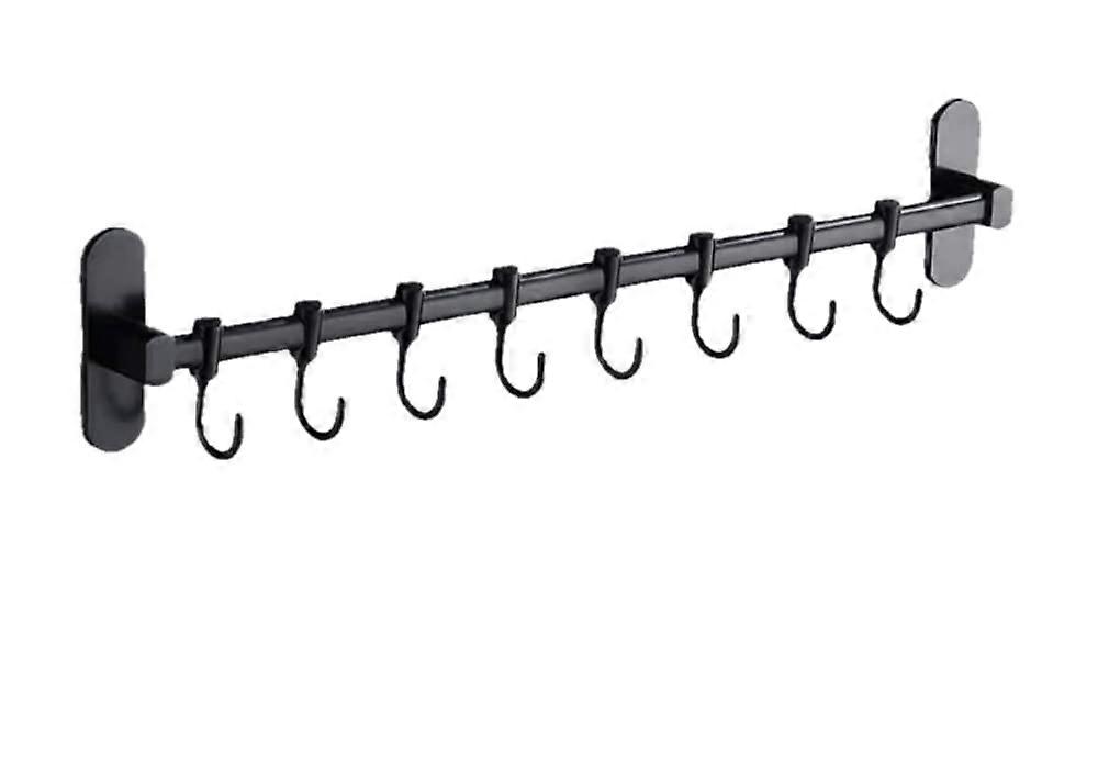 Kitchen Utensils Bar Hanger Organizer Rack 50cm No-Trace Wall-Mounted Storage Solution for Kitchen Tools