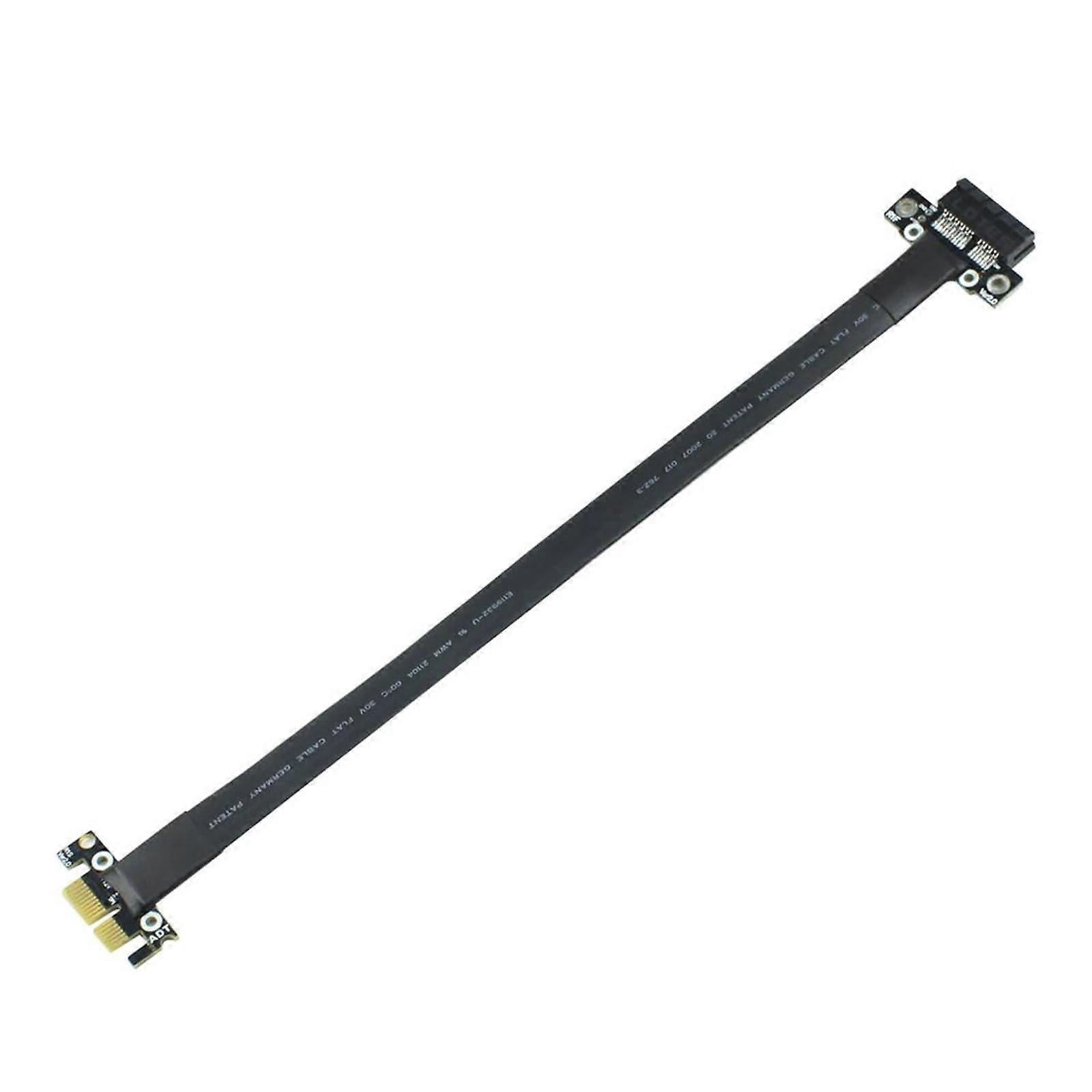 Riser Cable PCI Express PCIe Gen 3.0 1x to 16x Graphics Card Extension Cable 25cm - No Power Line R11SF