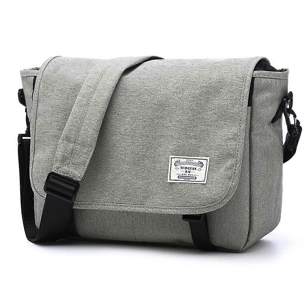 Men's shoulder bag-beige gray
