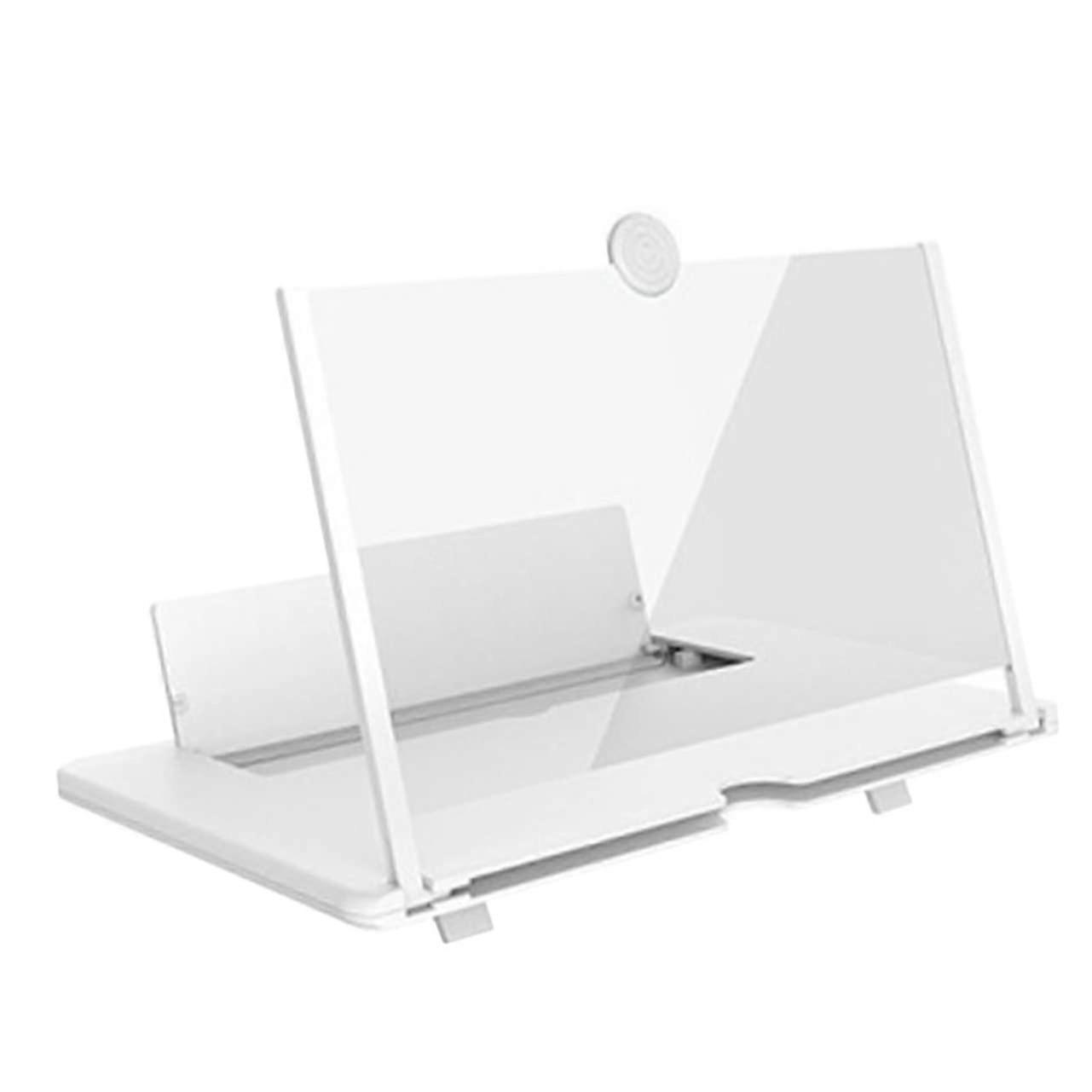 Multifunctional Phone Screen Amplifier 12 Inch Screen Magnifier with Easy Brightness Control Compatible with All Smartphones