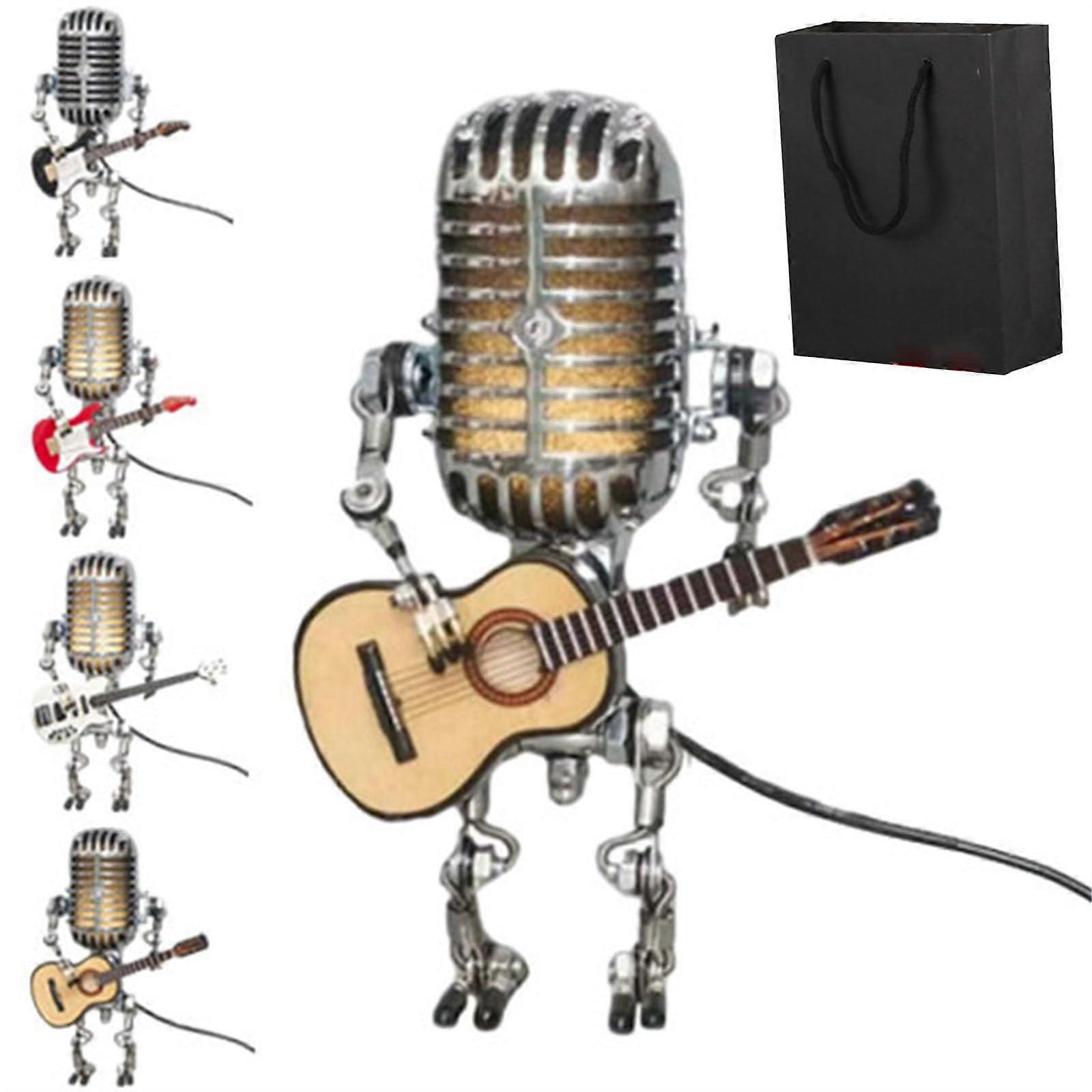 Mic rockbot, mic rockbot, mic rockbot, mic rockbot, microphone robot table lamp