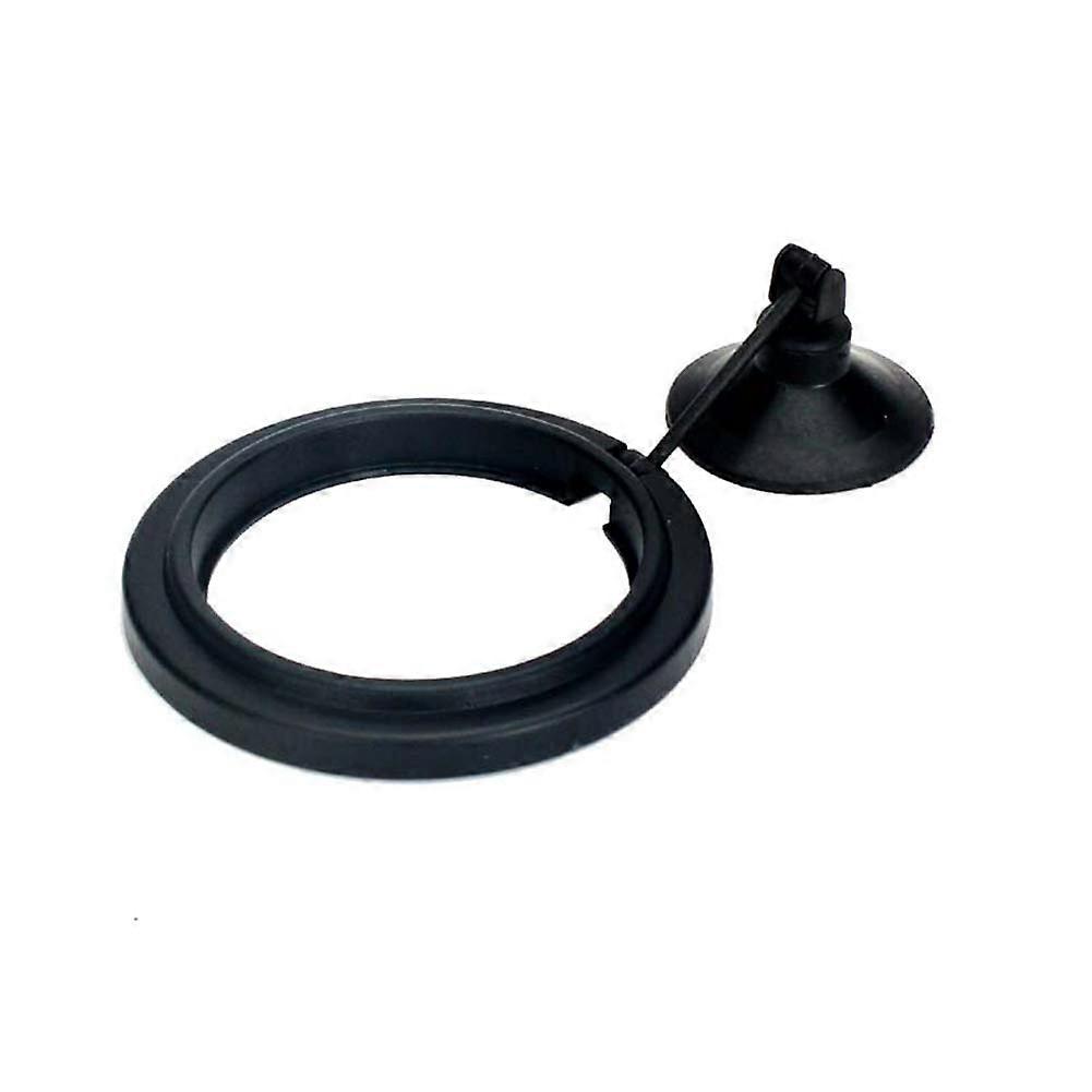 Aquarium, Fishing Tools for Fish Tank Floating Ring Vacuum Pool Floating Feed Feeder Black Round
