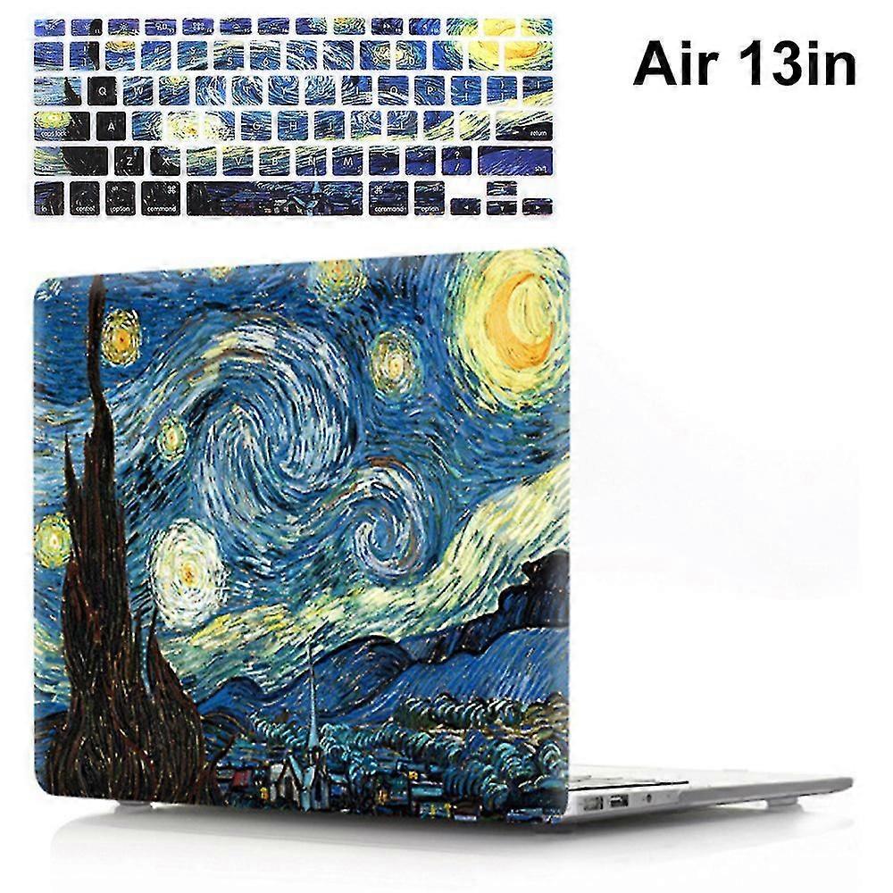 Compatible Laptop Case For Macbook Air 13 Inch Plastic Hard Shell Cover With Keyboard Membrane
